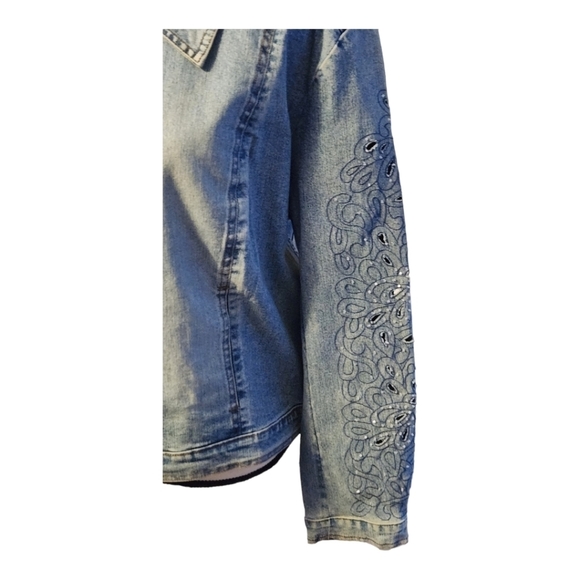 Nwt Lana Erica Denim Jacket - Picture 5 of 10